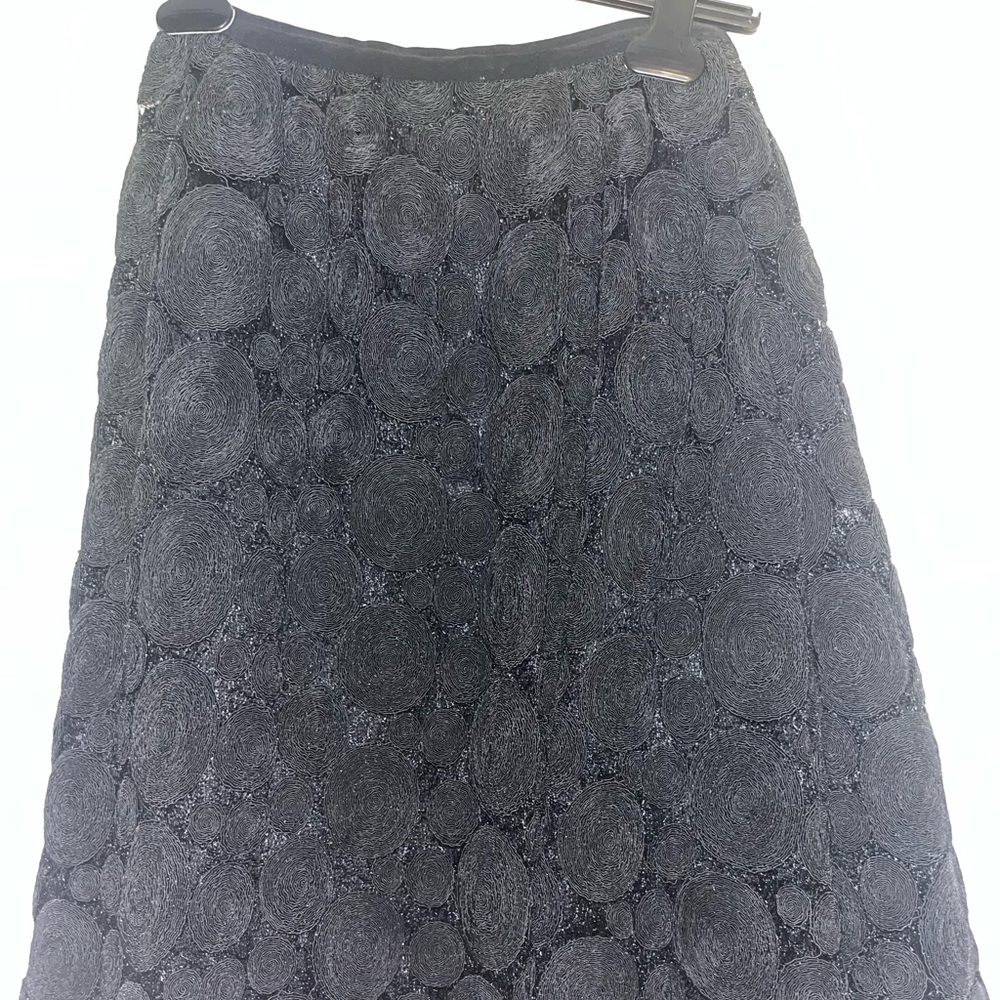 Tracy Reese embroidered a line midi skirt